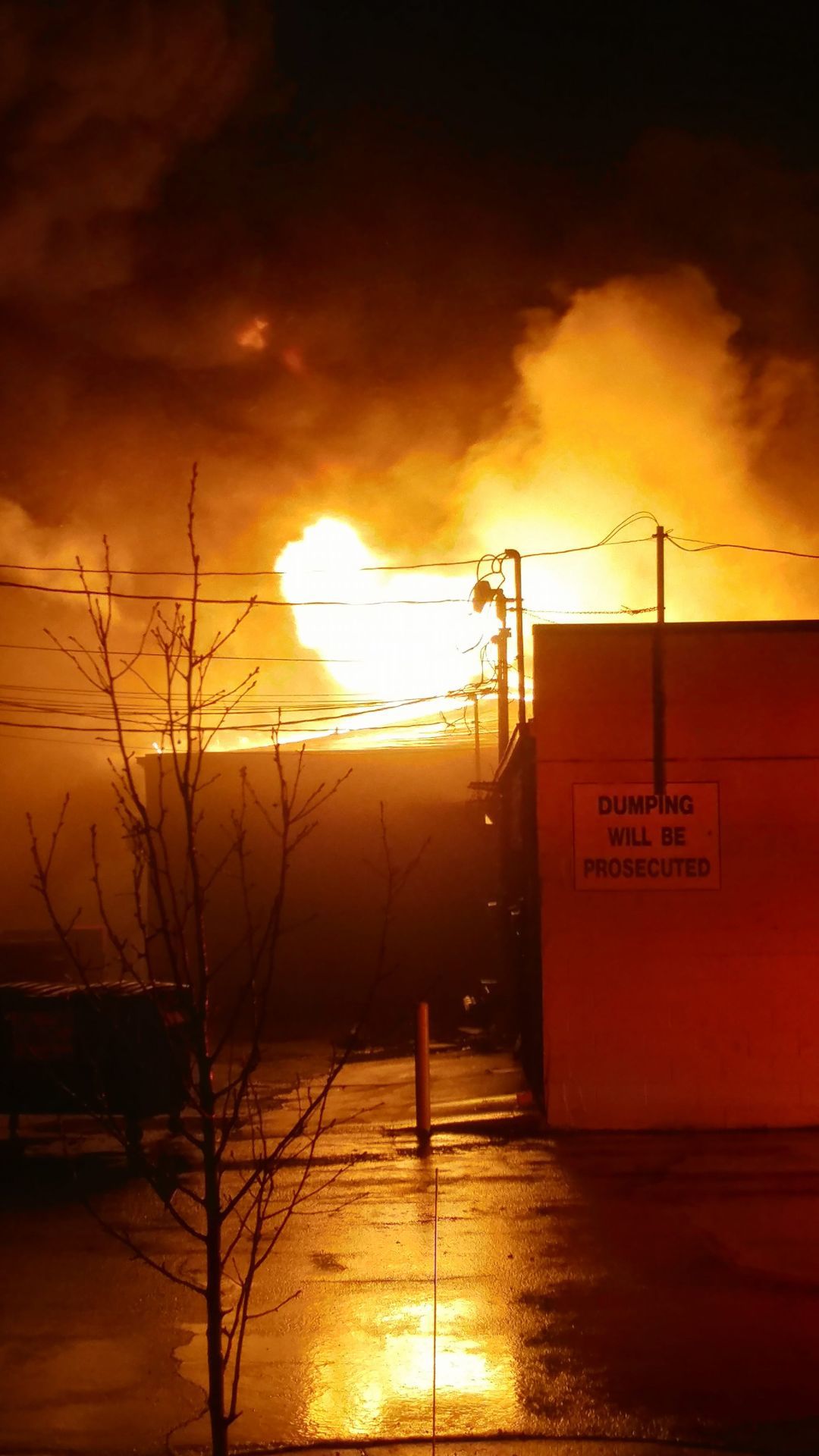 Lake Station fire